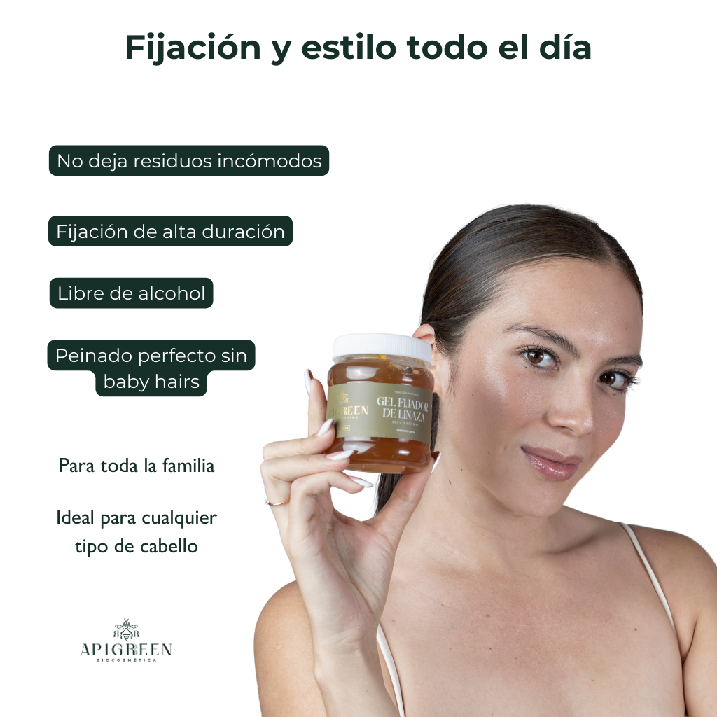 Gel de Linaza Peinado Perfecto