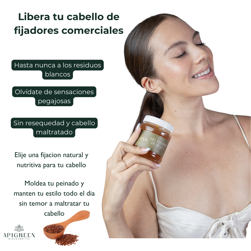 Gel de Linaza Peinado Perfecto