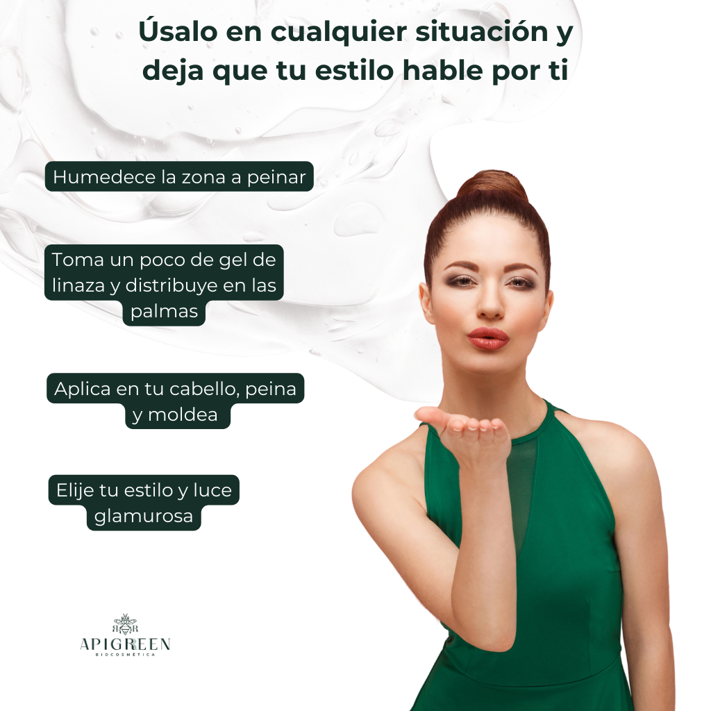 Gel de Linaza Peinado Perfecto