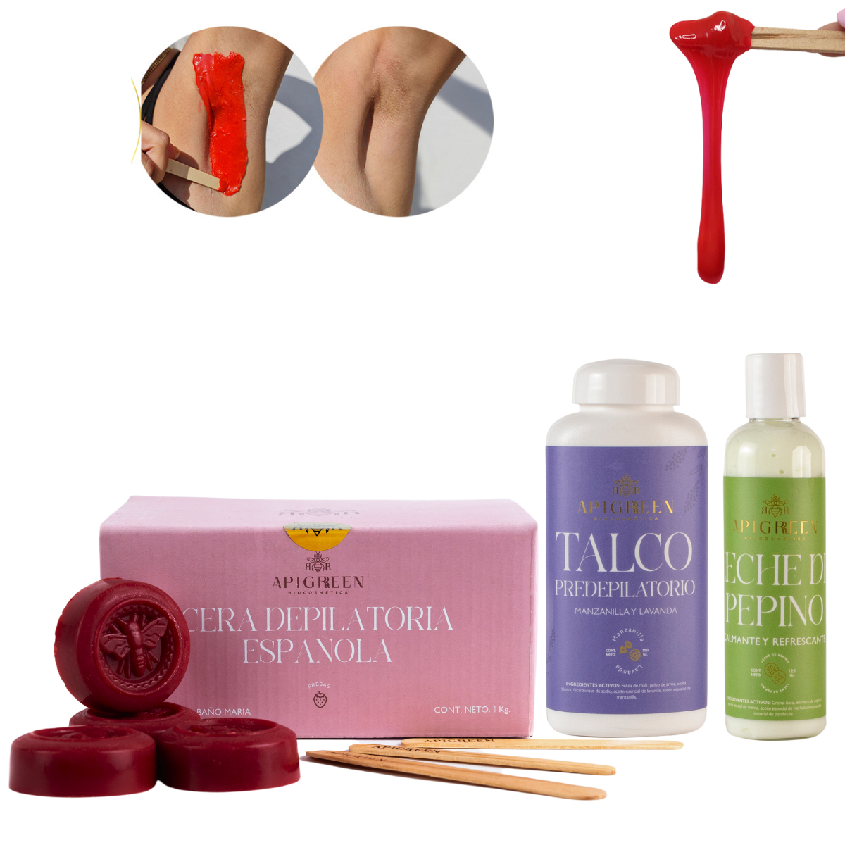 Kit de Depilación Pastillas - Pre y Post