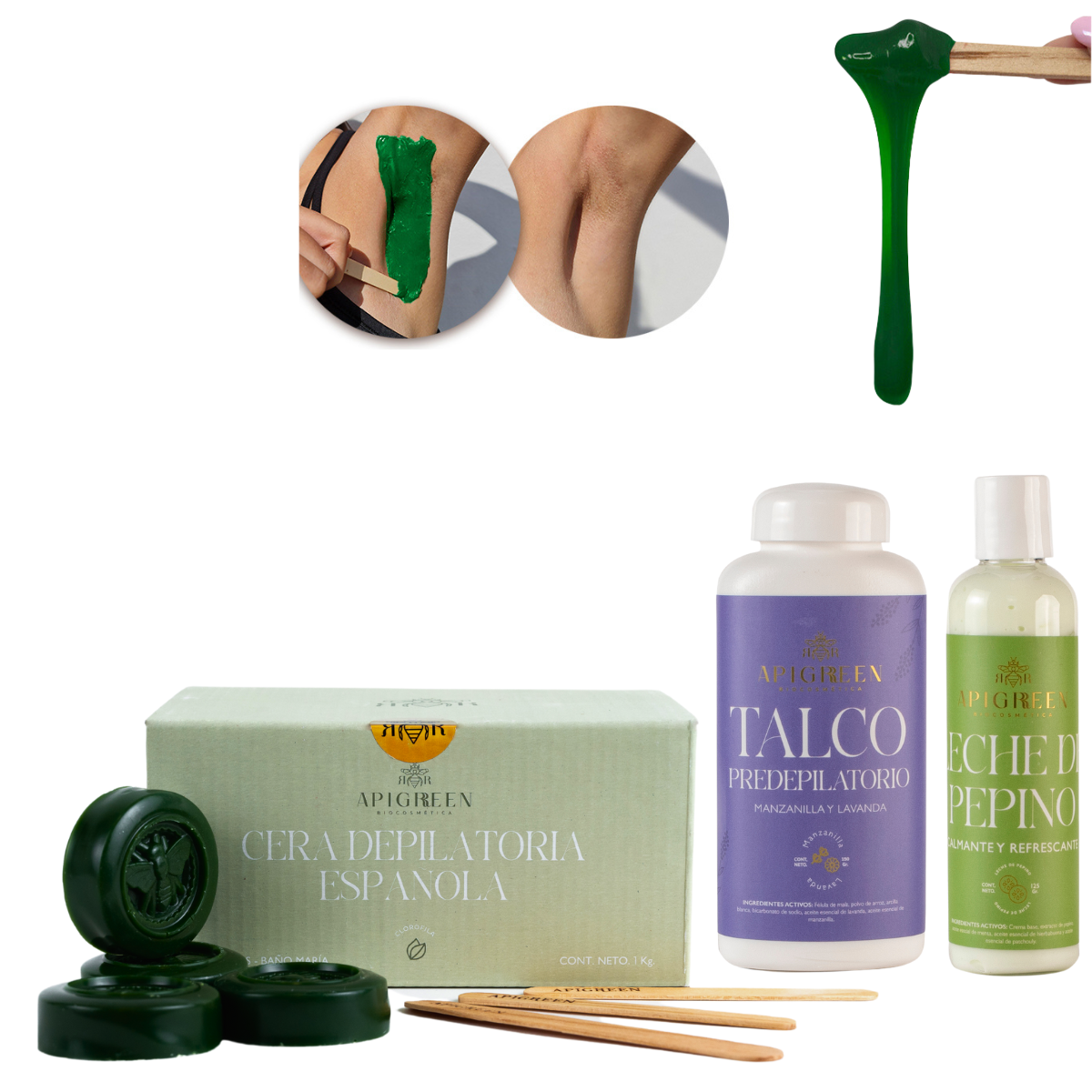 Kit de Depilación Pastillas - Pre y Post