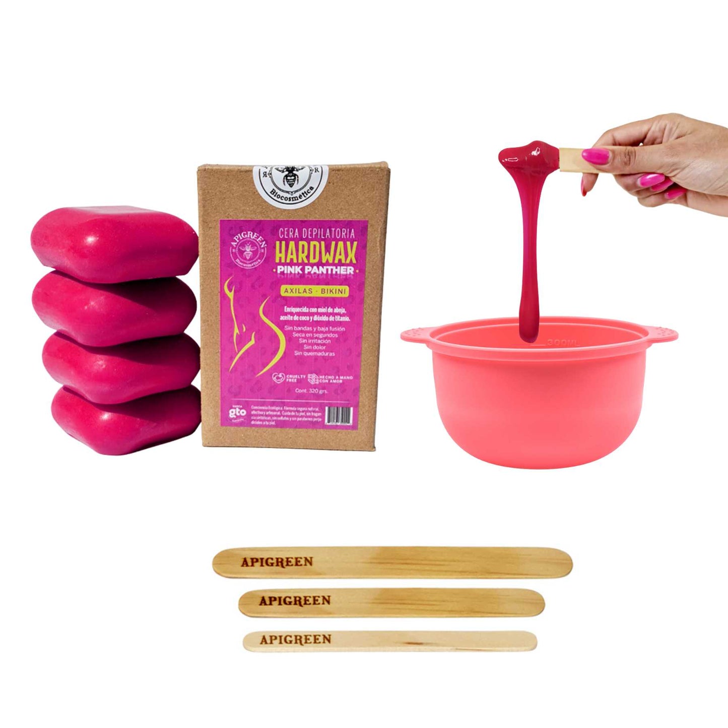Cera española con bowl antiadherente Apigreen