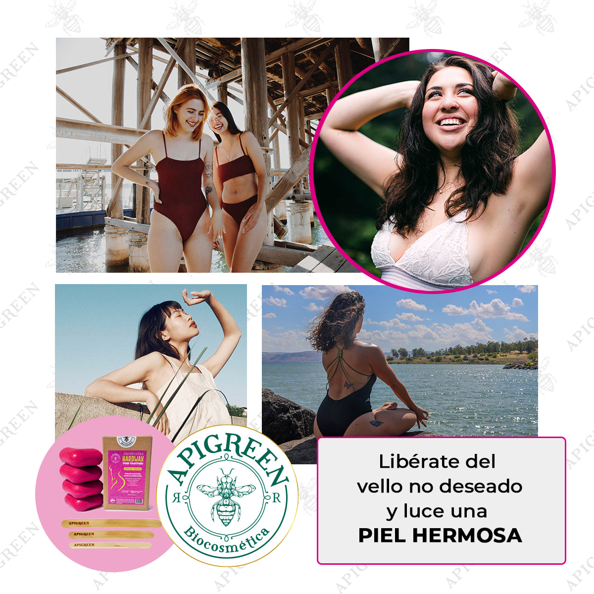 Cera Española Pink Panther Axilas y Bikini 320 g