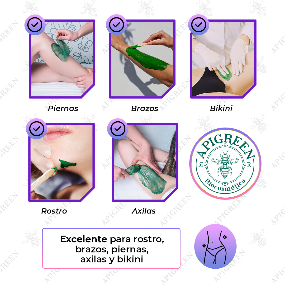Kit fundidor con 1kg de cera todas las zonas