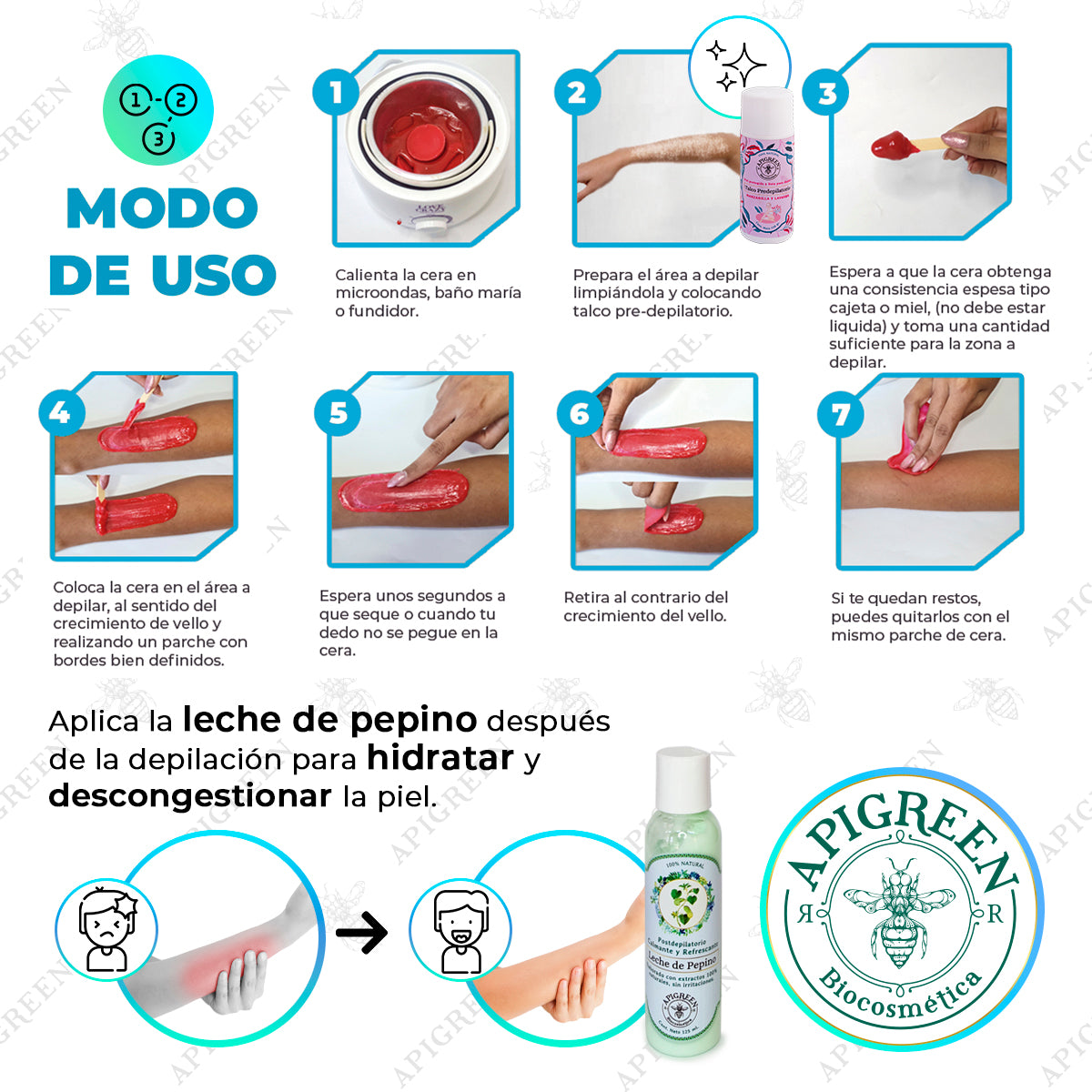 Kit de Depilación Pastillas - Pre y Post
