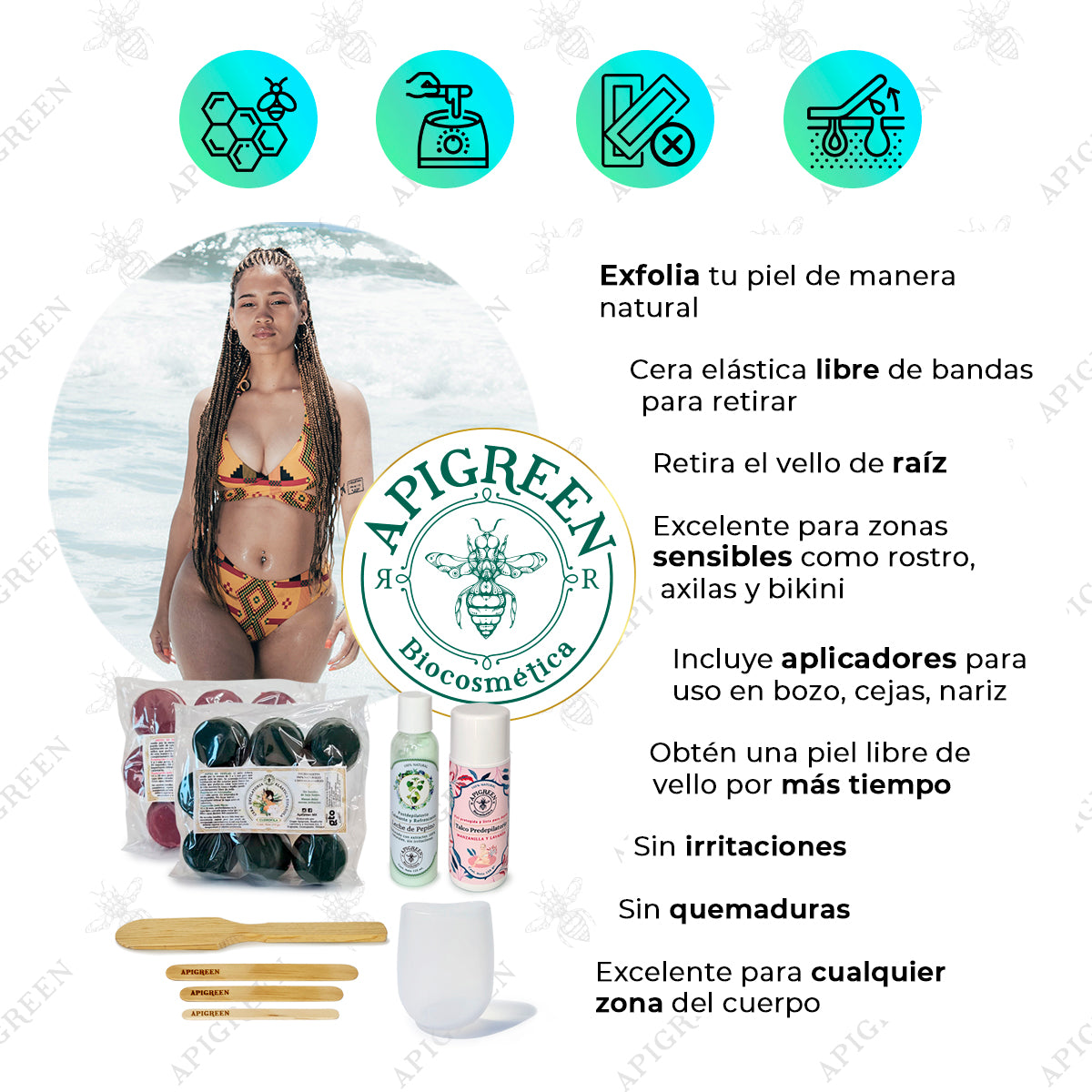 Kit de Depilación Pastillas - Pre y Post