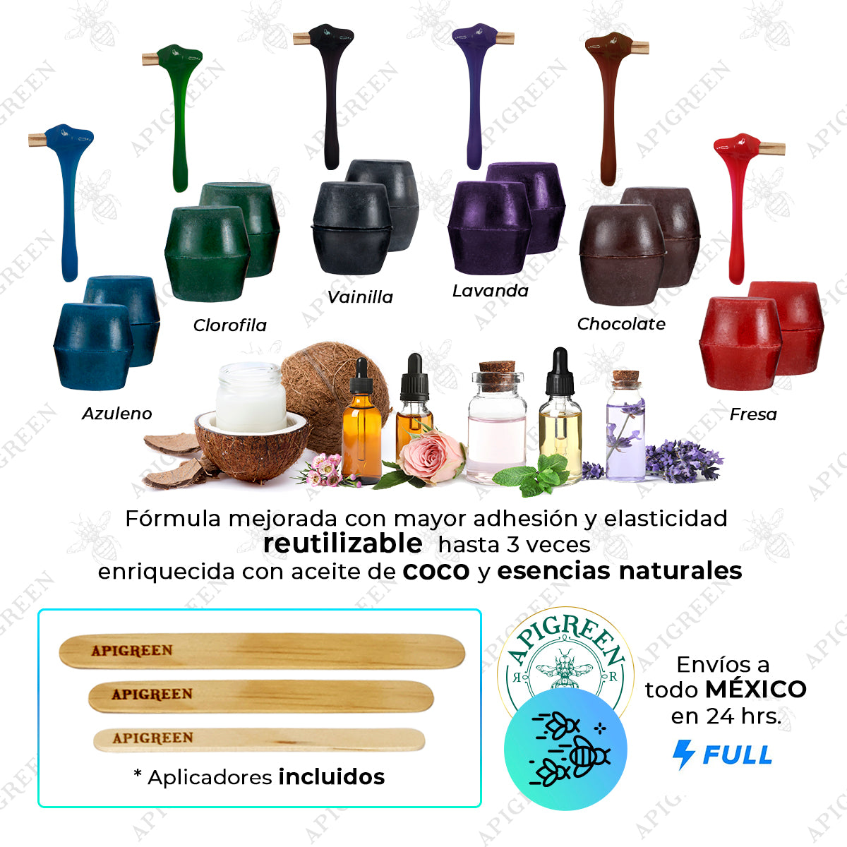 Kit de Depilación Pastillas - Pre y Post