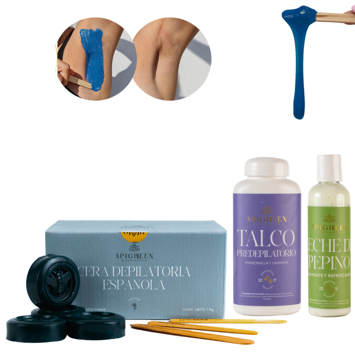 Kit de Depilación Pastillas - Pre y Post